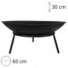 STALOWE PALENISKO OGRODOWE 60cm PALERMO